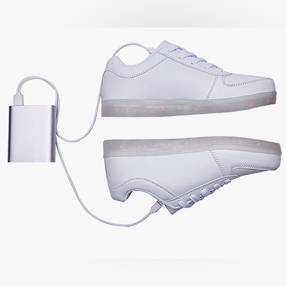 Lucita Womenś USB Charging Light Up Shoes Sports LED Shoes Dancing Sneakers - Picture 2 of 6